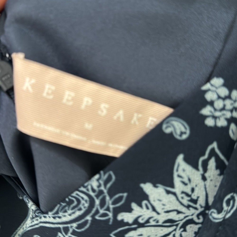 Keepsake boho dress. Size M. Blue. Never worn - Picture 3 of 4